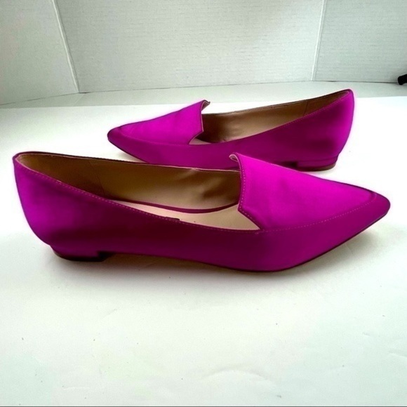 Nine West Nwabay Women’s Size 5.5 Pink Satin Pointed Toe Loafers - Picture 11 of 11
